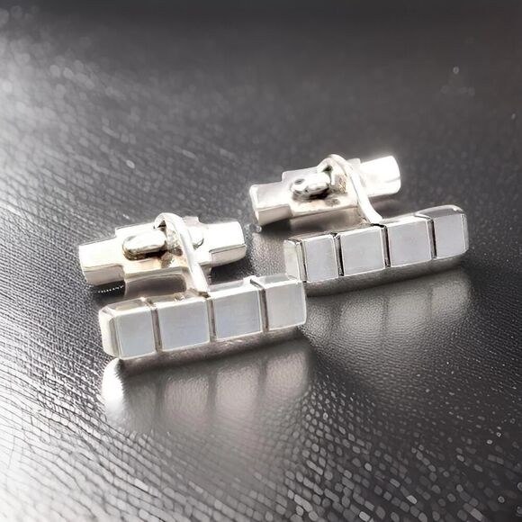 Georg Jensen Estate Mens Cufflinks Sterling Silver GJ29 - Picture 7 of 13